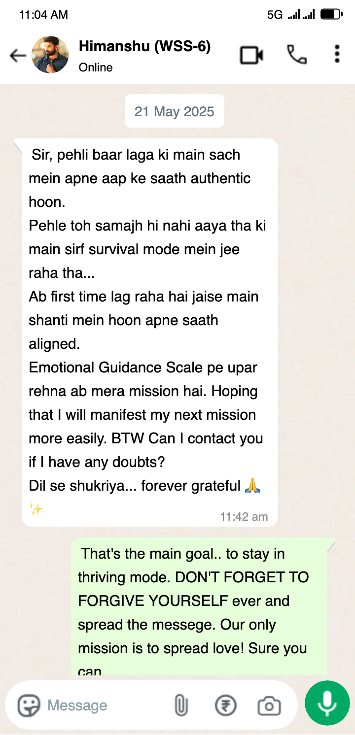 Webinar manifestation masterclass testimonial